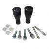 Nástavce řídítek Motorrad Burchard Glide Style 22/25,4mm, 100mm - chrom